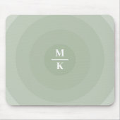 Minimalistische Kreislinie der Seite Mousepad (Vorne)