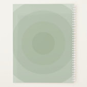 Minimalistische Kreislinie der Seite Planer (Rückseite)