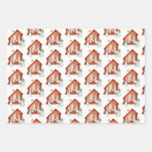 Minimalistische Krippe Weihnachten Geschenkpapier Set (Vorderseite 2)