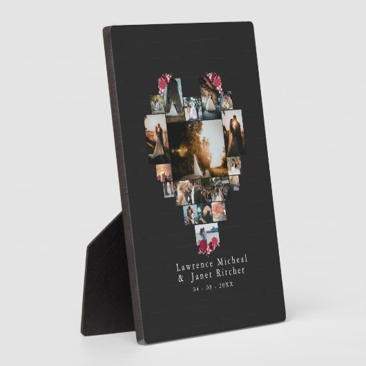 Minimalistische kundenspezifische Geschenke 18 her Fotoplatte (Seite)