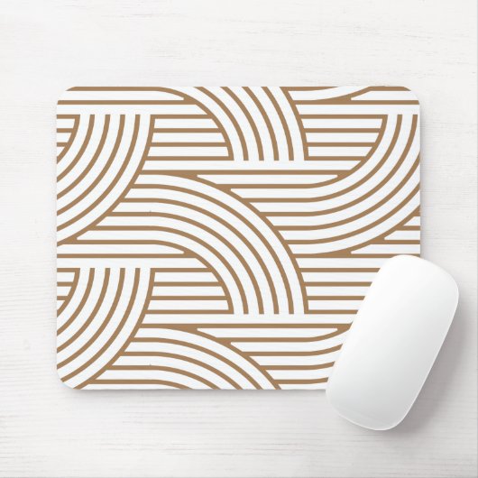 Minimalistische Kunst des Mitteljahrhunderts Mousepad (Mit Mouse)