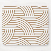 Minimalistische Kunst des Mitteljahrhunderts Mousepad (Vorne)