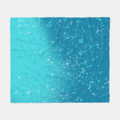 Minimalistische Kunst: Gebrochenes Eis Fleecedecke (Vorderseite (Horizontal))