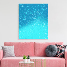Minimalistische Kunst: Gebrochenes Eis Leinwanddruck