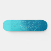 Minimalistische Kunst: Gebrochenes Eis Skateboard (Horizontal)