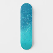 Minimalistische Kunst: Gebrochenes Eis Skateboard (Vorderseite)