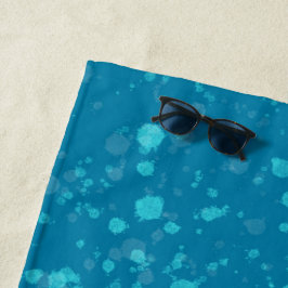 Minimalistische Kunst: Gebrochenes Eis Strandtuch