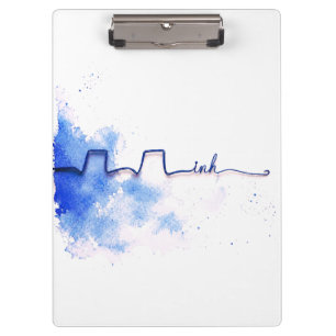 Minimalistische Kunst Inh. Inhalationstherapeut Klemmbrett