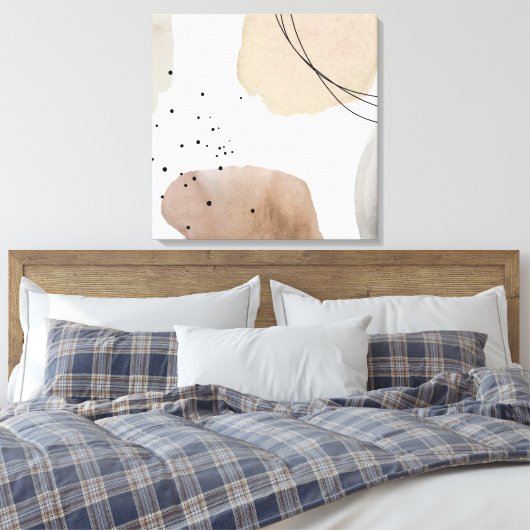 Minimalistische Kunst Leinwanddruck (Insitu (Schlafzimmer))