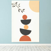 Minimalistische Kunst Leinwanddruck (Insitu (Holzboden))