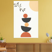 Minimalistische Kunst Leinwanddruck (Insitu (Wohnzimmer))