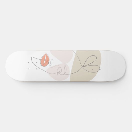 Minimalistische Kunst Skateboard (Horizontal)