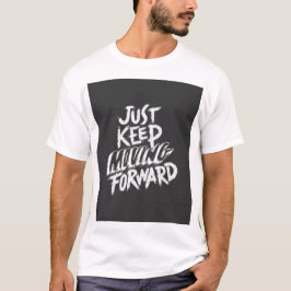 "Minimalistische Kunstdruckerei: Moderne und elega T-Shirt