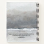 Minimalistische Künstlerin maßgeschneidert für Ihr Notizblock (Rückseite)