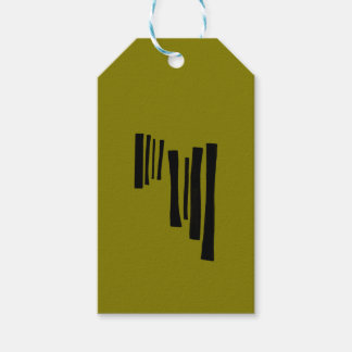 Minimalistische Kunstumrahmung Geschenkanhänger