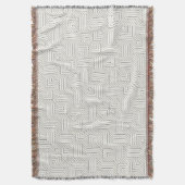 Minimalistische Labyrinth-Linien-Decke Decke (Vorderseite Vertikal)