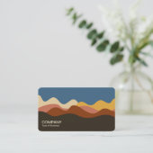 Minimalistische Landschaft 170723 Visitenkarte (Stehend Vorderseite)