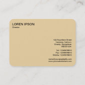 Minimalistische Landschaft 170723 Visitenkarte (Rückseite)