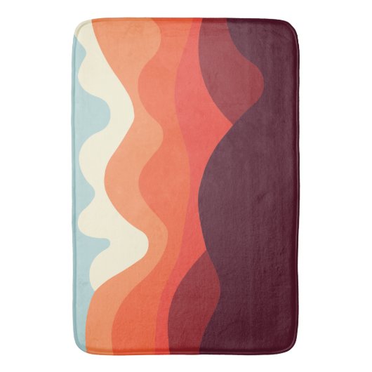 Minimalistische Landschaft 190821(02) Badematte (Vorderseite Vertikal)