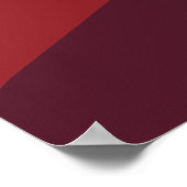 Minimalistische Landschaft 190821(03) Poster (Ecke)