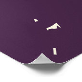 Minimalistische Landschaft Poster (Ecke)