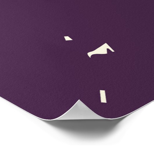 Minimalistische Landschaft Poster (Ecke)