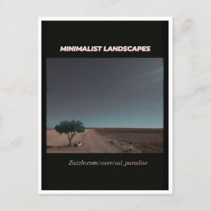Minimalistische Landschaften Postkarte