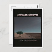 Minimalistische Landschaften Postkarte (Vorne/Hinten)