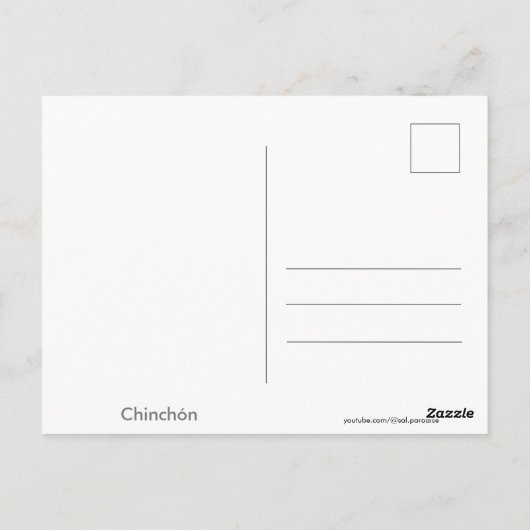 Minimalistische Landschaften Postkarte (Rückseite)
