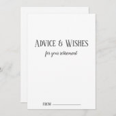 Minimalistische Laufbahnberatungskarten Hinweiskarte (Vorne/Hinten)