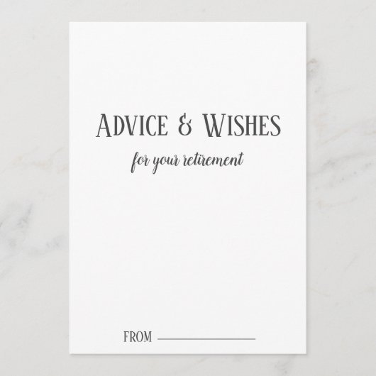 Minimalistische Laufbahnberatungskarten Hinweiskarte (Vorderseite)