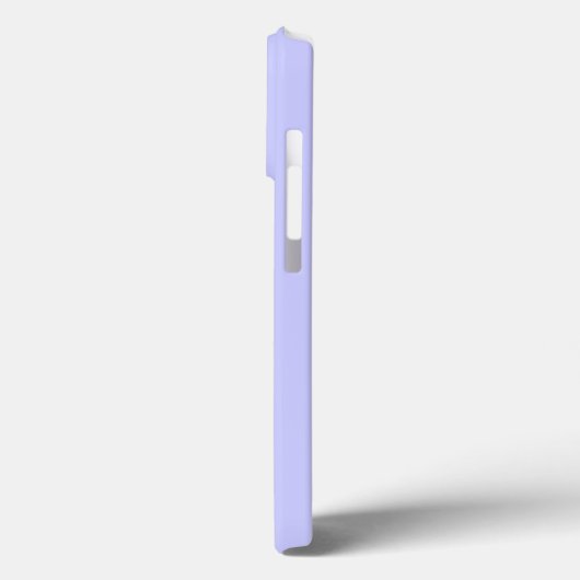Minimalistische Lava lilac-eigene Monogramm-Initia Case-Mate iPhone Hülle (Rückseite / Links)