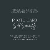 Minimalistische Leaf Monogram Wedding Save the Dat Pergament Einladungen