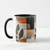 Minimalistische Leaf-Tasse - Personalisierte Rusti Tasse (Links)