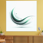 Minimalistische Leinwand (Insitu (Wohnzimmer))