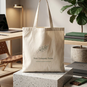 Minimalistische Leinwand-Tasche für Unternehmensge Tragetasche