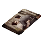 Minimalistische Liebe & Dank Whimsical Script Hoch Magnet (Linke Seite)