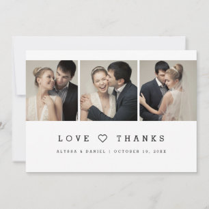 Minimalistische Liebe für Hochzeiten mit mehreren Save The Date