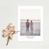 Minimalistische Liebe Herzensskripte Hochzeit Viel Postkarte