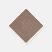 Minimalistische Liebe Lachen und glücklich immer n Serviette (Ecke)