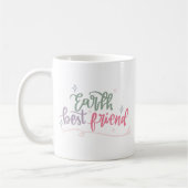 Minimalistische Liebe Planet Earth Best Friend Sof Kaffeetasse (Links)