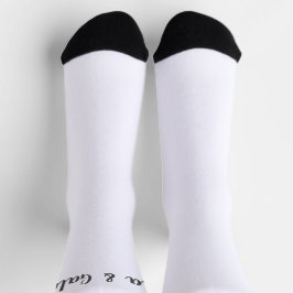 Minimalistische Liebe Socken