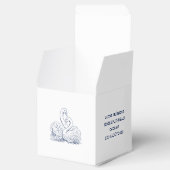 Minimalistische Liebe Swans Hochzeit Geschenkschachtel (Geöffnet)