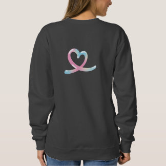 Minimalistische Liebe Sweatshirt für Frauen