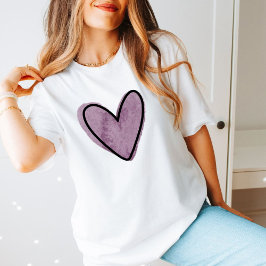 Minimalistische Liebe Wasserfarben Cool T-Shirt