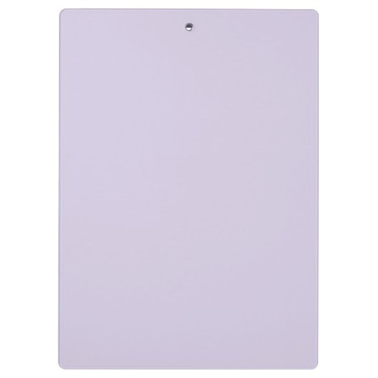 Minimalistische Lila School Monogram Klemmbrett (Rückseite)