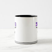 Minimalistische Lila Tasse "Dog Mama" (Mittel)