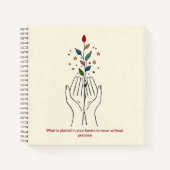 Minimalistische Line Art Journal harte Cover-Skizz Notizblock (Vorderseite)