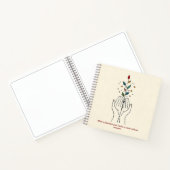 Minimalistische Line Art Journal harte Cover-Skizz Notizblock (Innenseite)