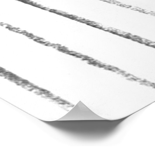 Minimalistische Linearbögen Poster (Ecke)